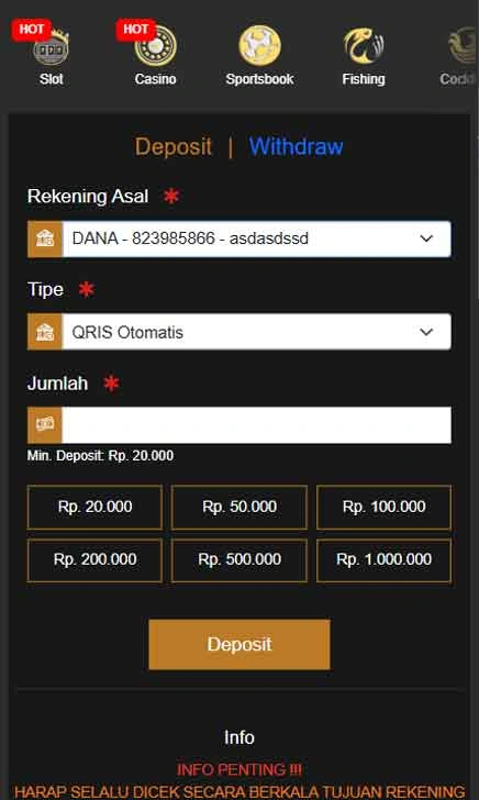 cara deposit Quark Play Slot Patch Max